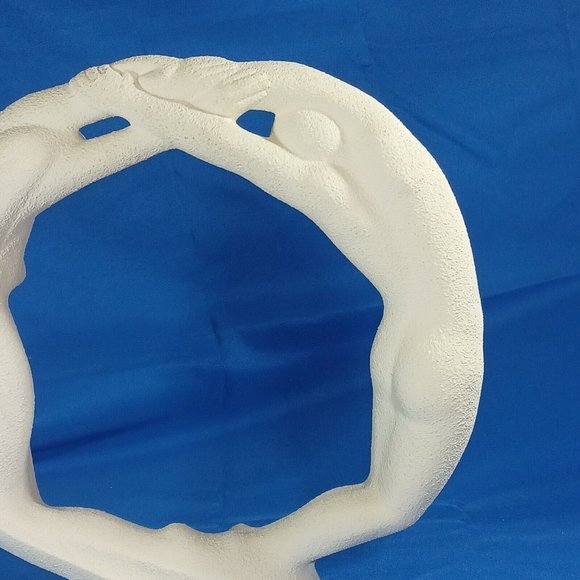 Royal Haeger Eternity Circle of Love White Art Pottery - Picture 9 of 12